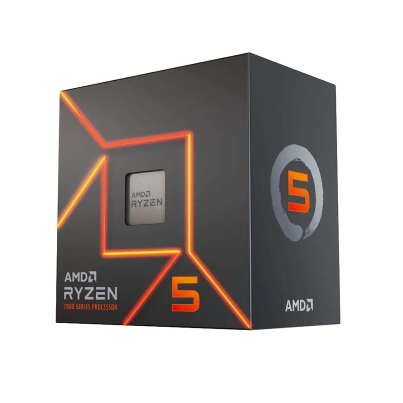 AMD Ryzen 5 7600 6-Core 3.8 GHz AM5 CPU - Grey