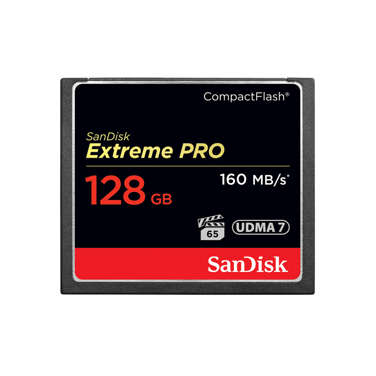 SanDisk Extreme Pro Compact Flash 128GB, 160MB/S, 1067X
