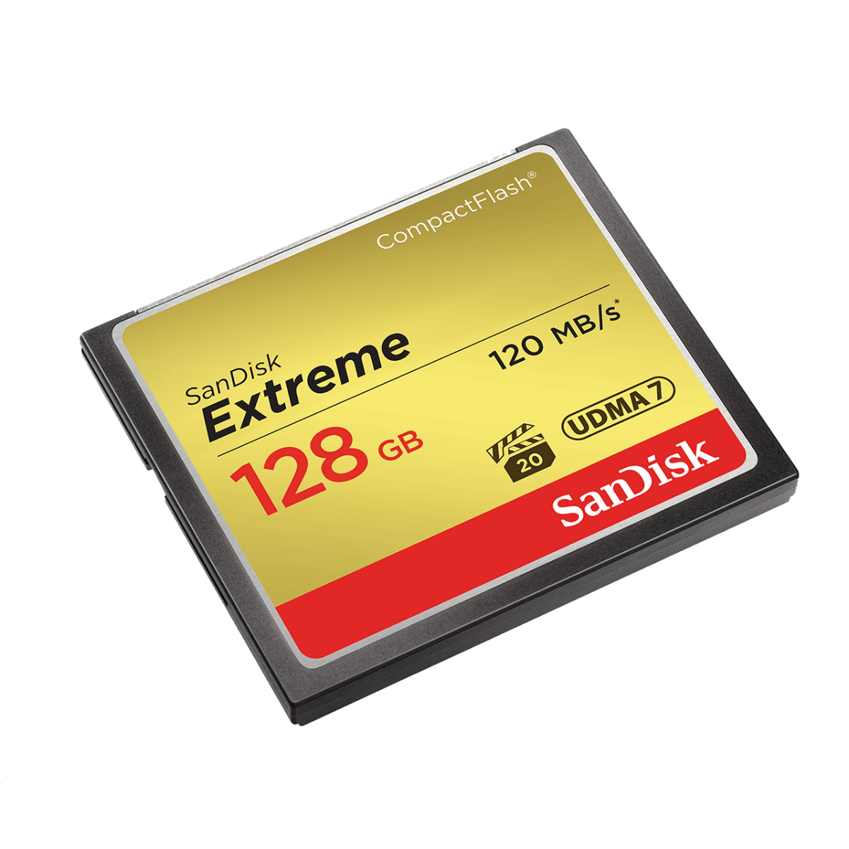SanDisk Extreme Compact Flash 128GB, 120MB/S, 800X