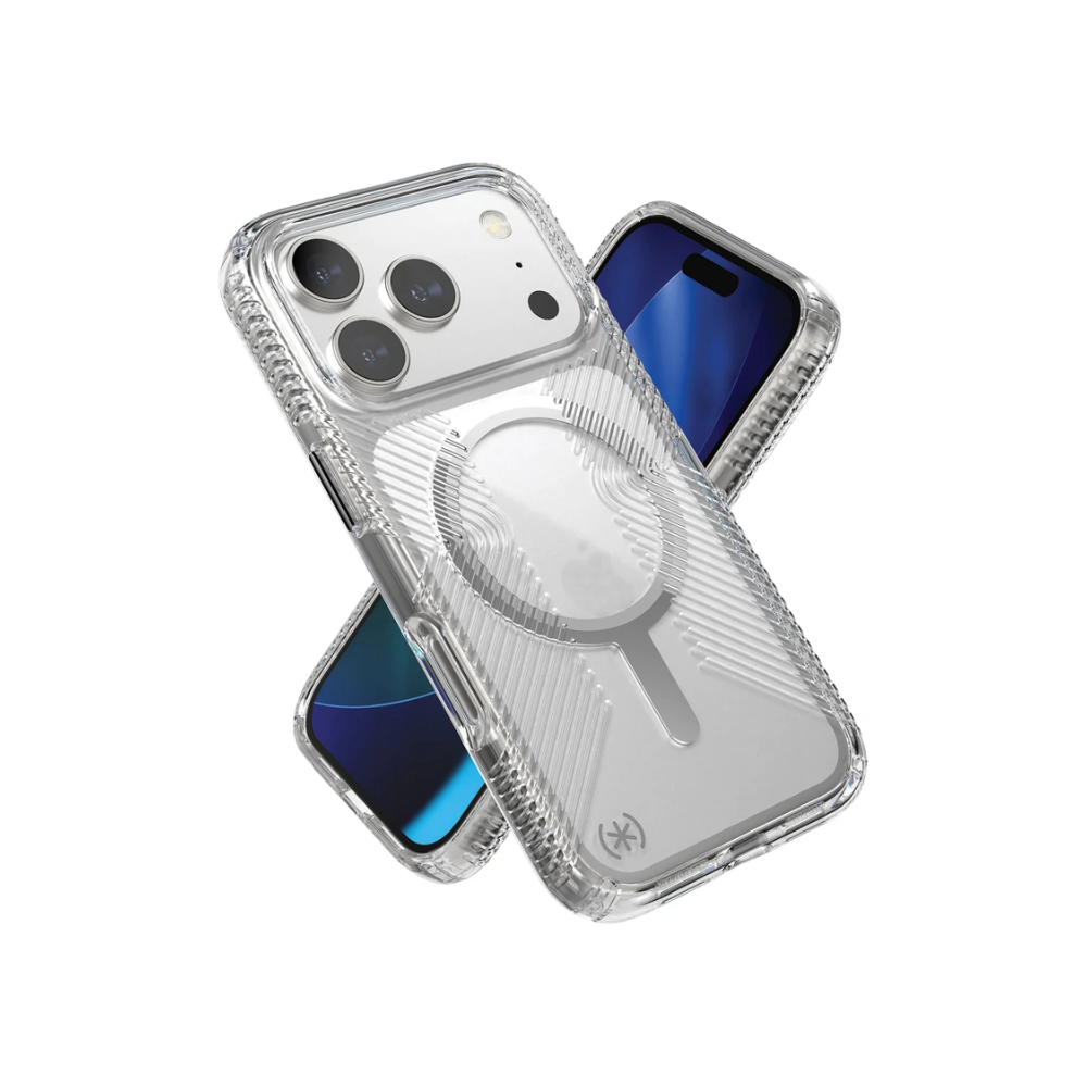 Speck iPhone 17 Pro Presidio Grip MagSafe - Clear