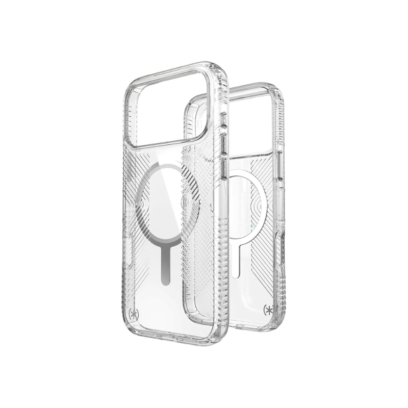 Speck iPhone 17 Pro Max Presidio Grip MagSafe Case - Clear