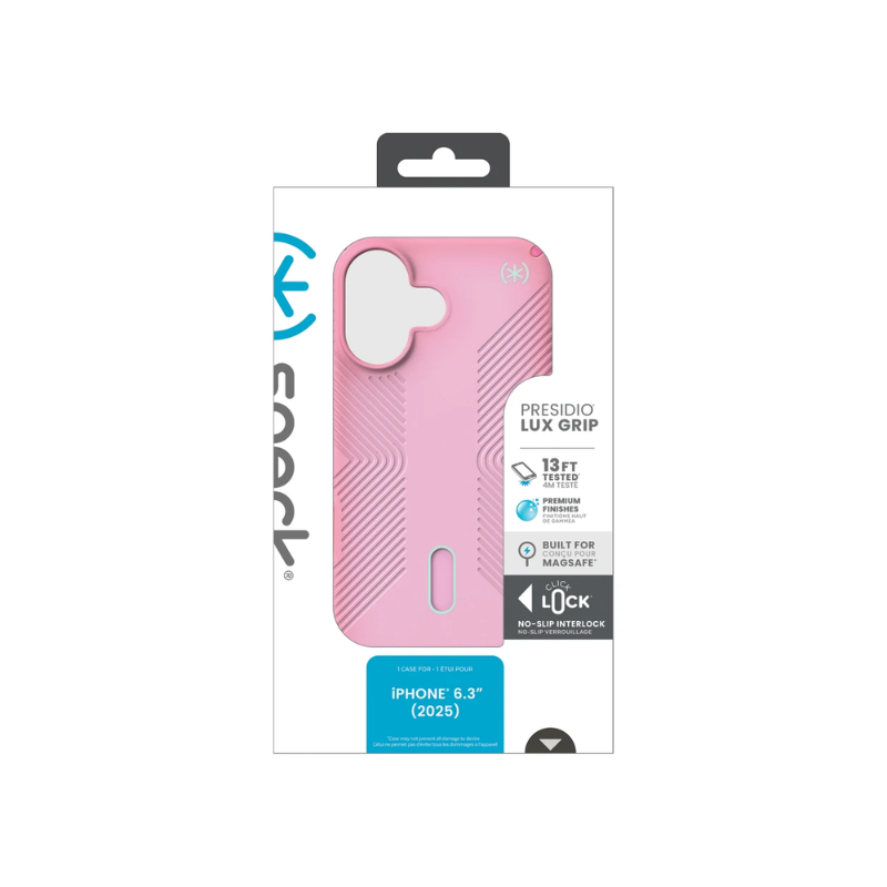 Speck iPhone 17 Presidio Lux Grip ClickLock - Pink