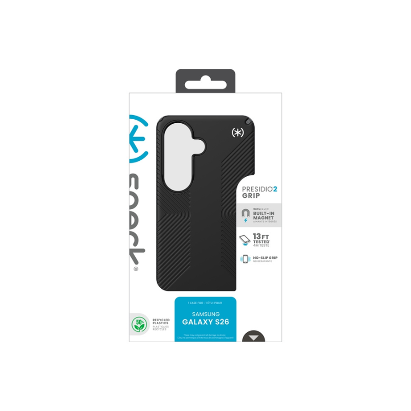 Speck Presidio2 Grip Magnet MagSafe Case  Samsung Galaxy S26 - Black