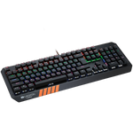 Canyon Hazard Wired Multimedia Gaming Keyboard With Lighting Effect - Black