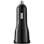 Canyon C-033/US Universal USB Car Adapter With Lightning Cable - Black Glossy
