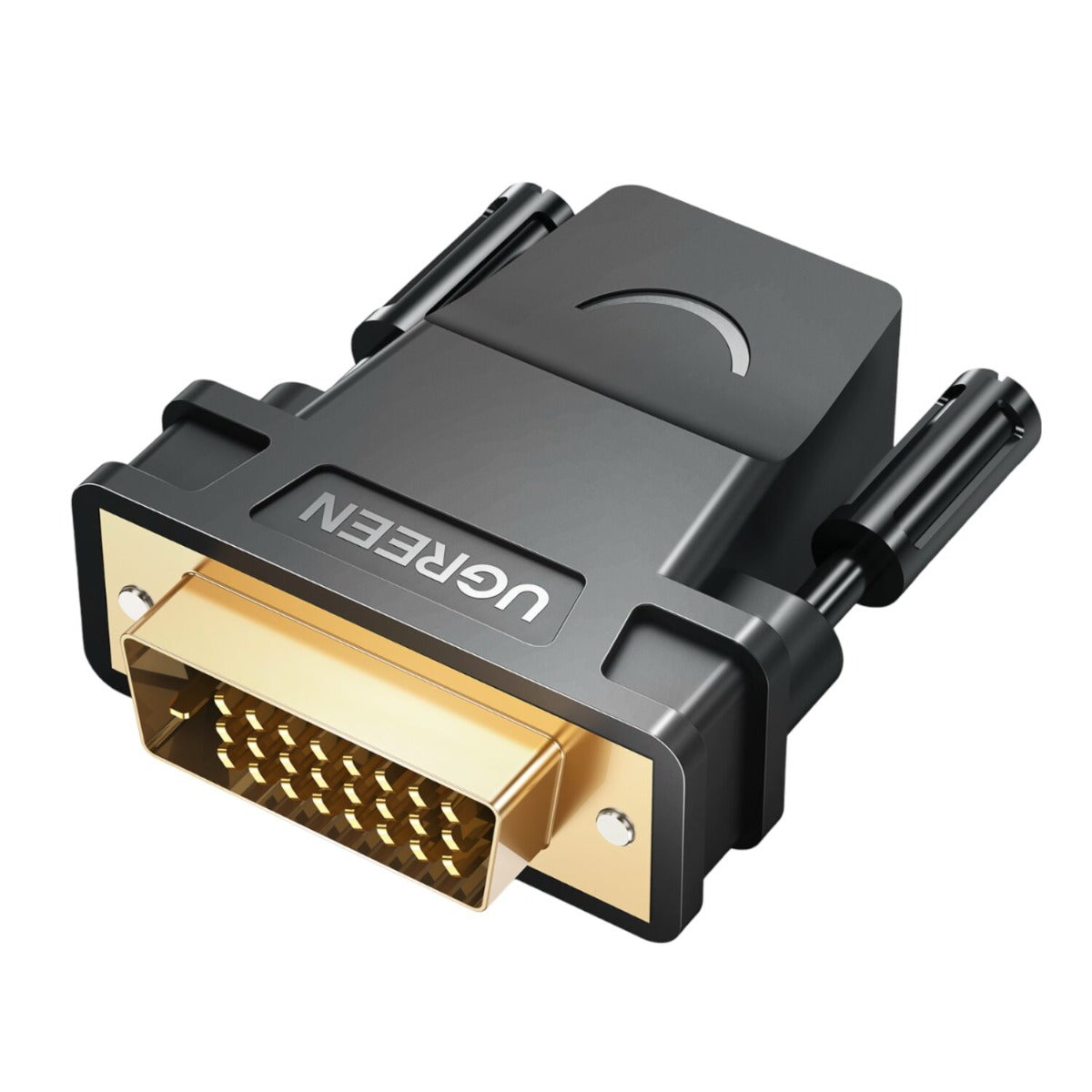 UGREEN 20124 DVI (24+1) Male to HDMI Female Adapter - Black