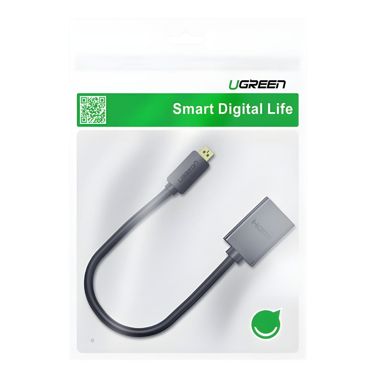UGREEN 20134 Micro HDMI Male to HDMI Female Adapter - Black
