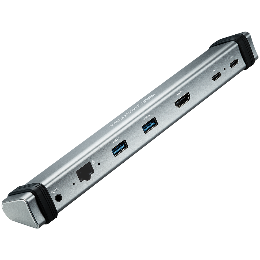 CANYON DS-6 Multiport Docking Station With 7 ports - Space Grey