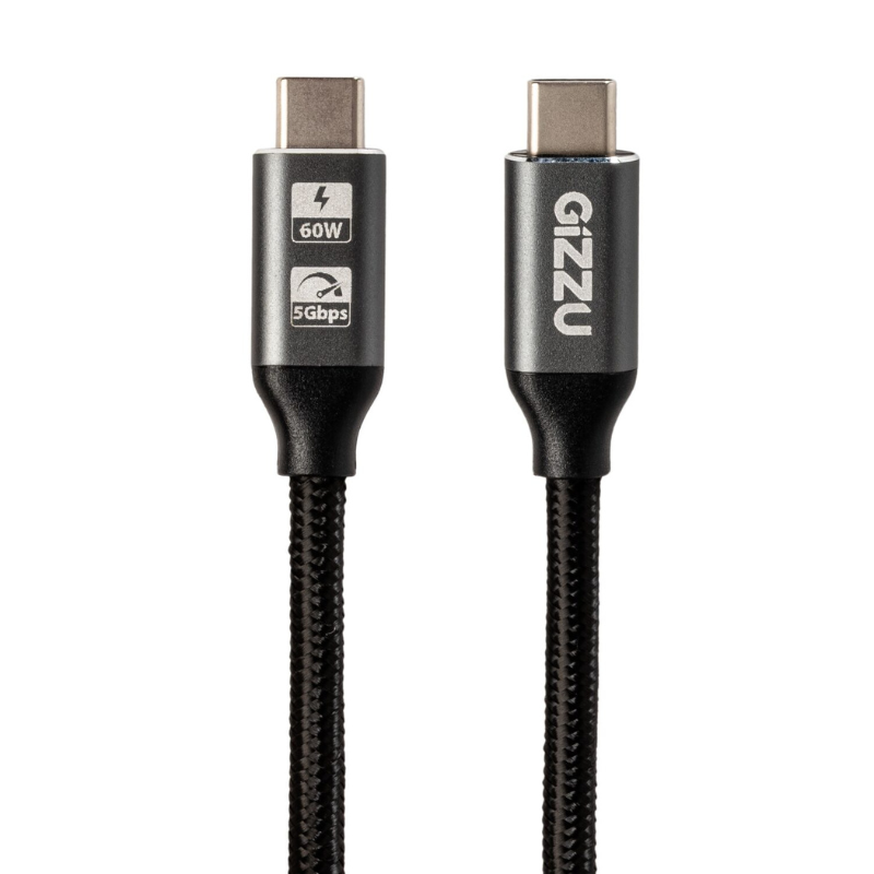Gizzu 60W 5Gbps Type C 1m Cable