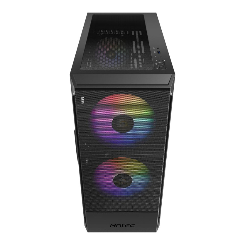 Antec NX416L ATX  Micro-ATX  ITX ARGB Mid-Tower Gaming Chassis - Black
