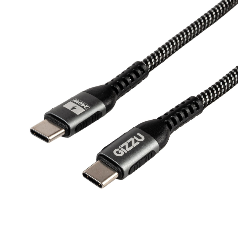 Gizzu 240W 480Mbps Type C 1m Cable