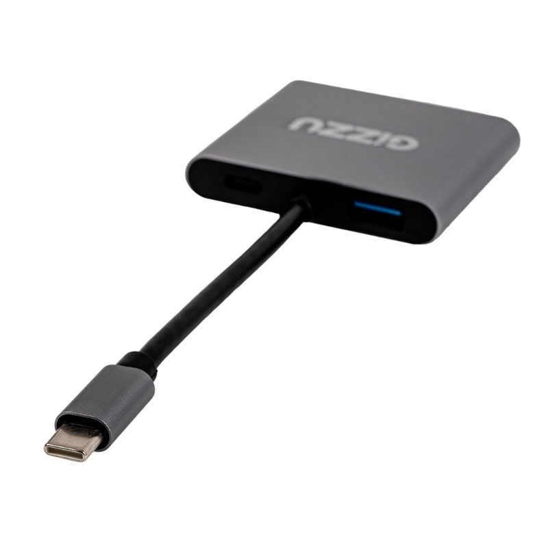 Gizzu 4-in-1 Type C to Dual HDMI Hub