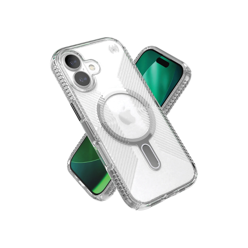 Speck iPhone 17 Presidio Grip Magsafe - Clear
