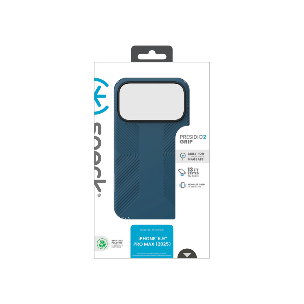 Speck iPhone 17 Pro Max Presidio2 GriPhone MS - Deep Sea Blue