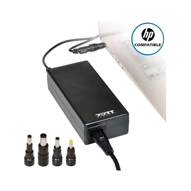 Port Connect 65W HP Notebook Adapter - Black