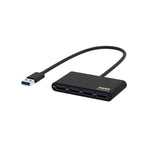 Port Connect USB3.0 to USB3.0 4 Port Hub - Black