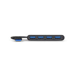 Port Connect USB3.0 to USB3.0 4 Port Hub - Black