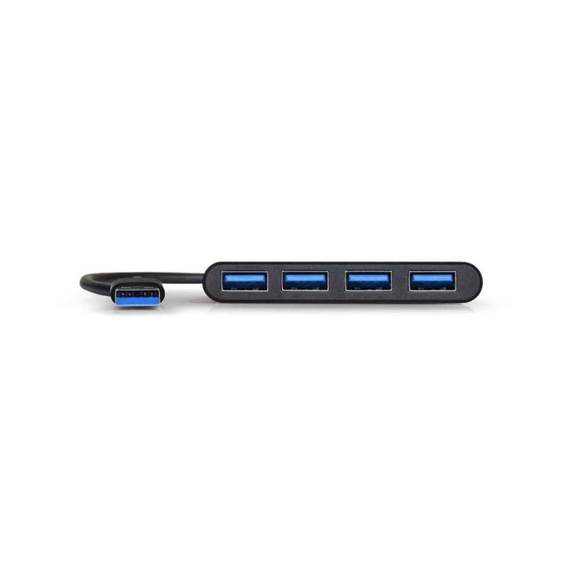 Port Connect USB3.0 to USB3.0 4 Port Hub - Black