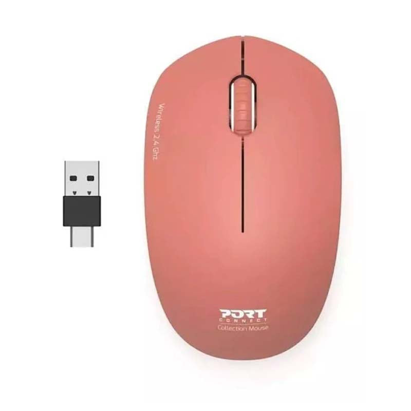 Port Connect MOUSE COLLECTION II WIRELESS Terracota