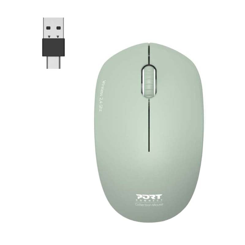 Port Connect Wireless Mouse - Olive