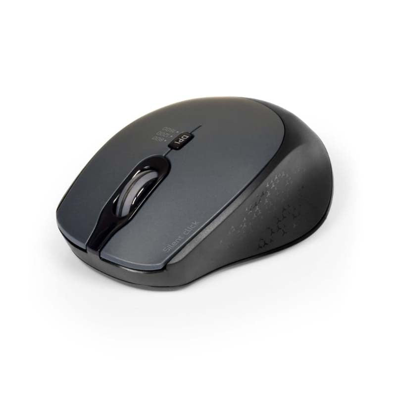 Port Connect Silent Wireless Mouse - Black