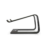 Port Connect Ergonomic Aluminium Notebook Stand - Black