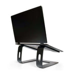 Port Connect Ergonomic Aluminium Notebook Stand - Black