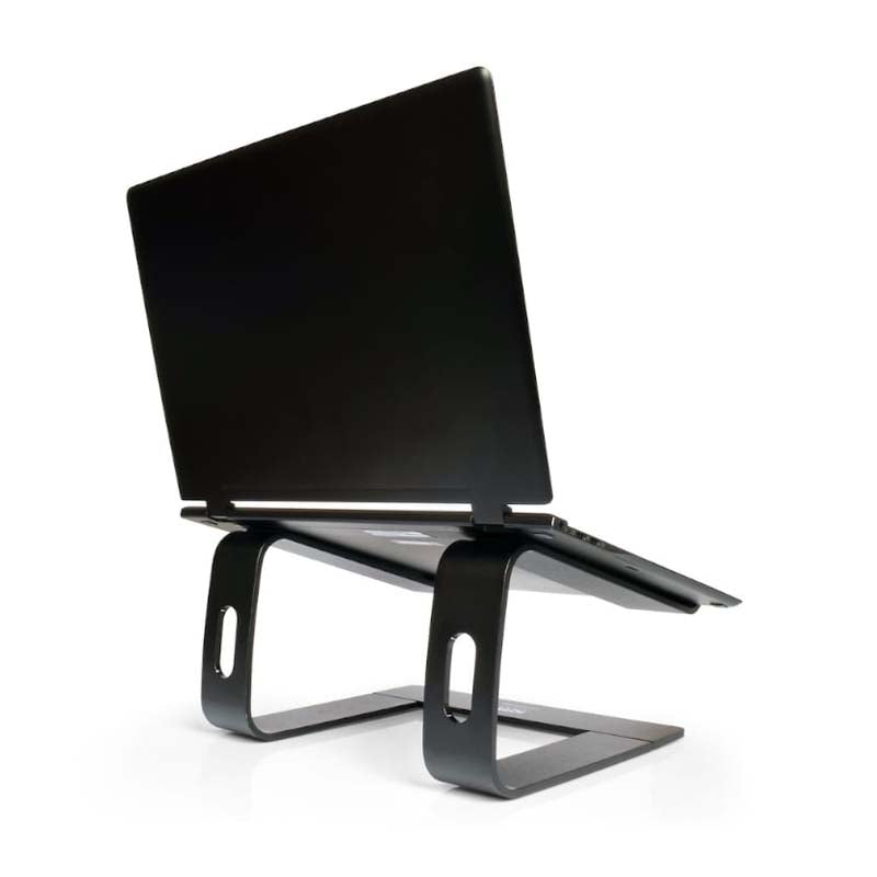 Port Connect Ergonomic Aluminium Notebook Stand - Black