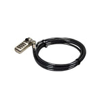 Port Nano Slot Combination Security Cable - Silver