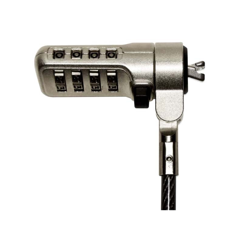 Port Nano Slot Combination Security Cable - Silver