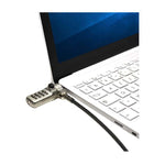 Port Nano Slot Combination Security Cable - Silver