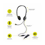 Port Connect Stereo Headset - Black