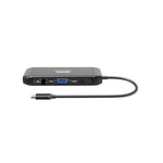 Port Connect USB Type C Travel Docking Station - Black