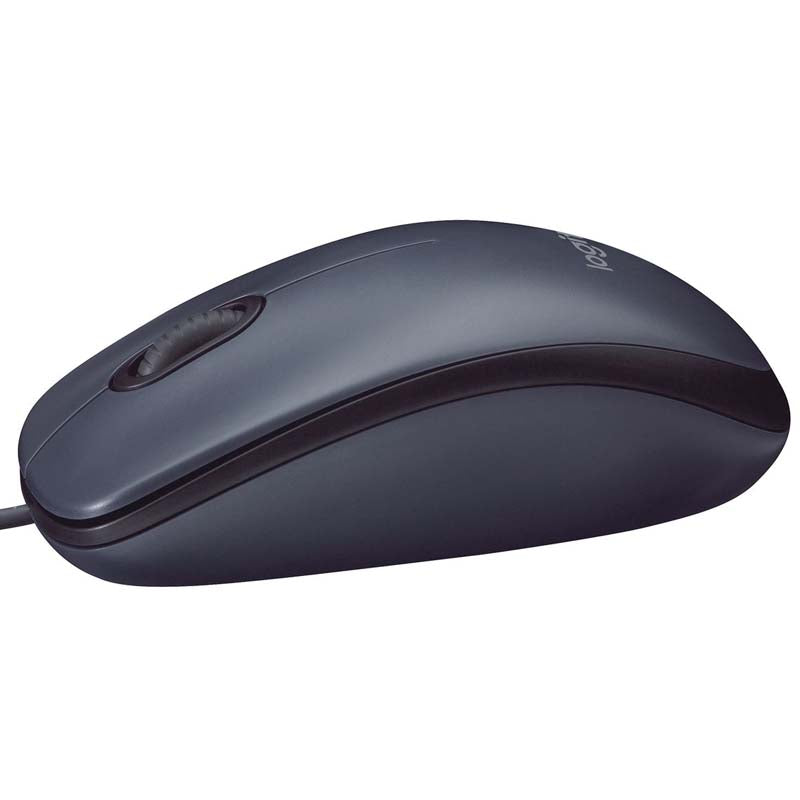 Logitech M90 Wired Mouse - Grey
