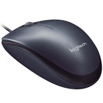 Logitech M90 Wired Mouse - Grey