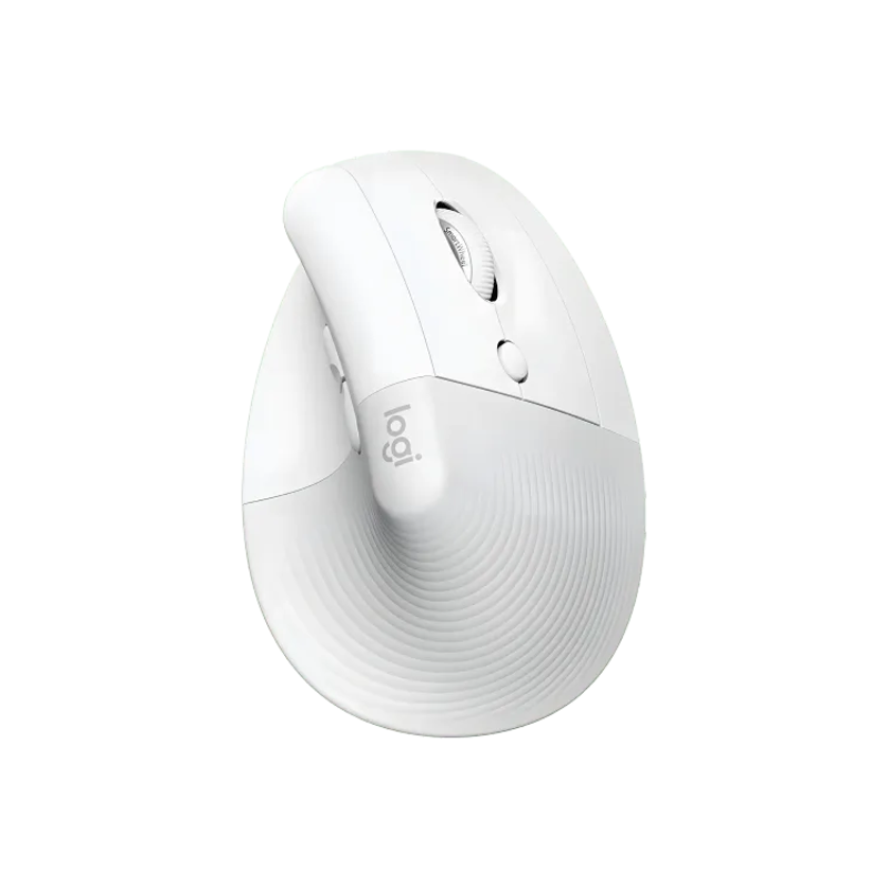 Logitech Lift Vertical Ergonomic Mouse - Off-White/Pale Grey