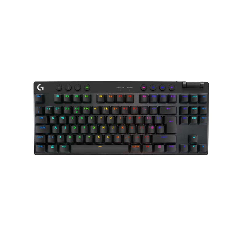 Logitech G PRO X TKL Lightspeed Wireless Gaming Keyboard GX Tactile - Black