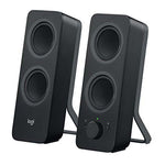 Logitech Z207 Wireless Bluetooth PC Speakers, Stereo Sound, 10W - Black