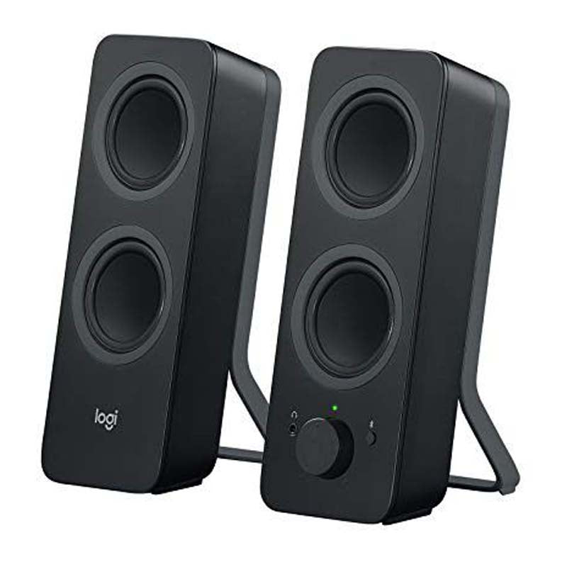 Logitech Z207 Wireless Bluetooth PC Speakers, Stereo Sound, 10W - Black