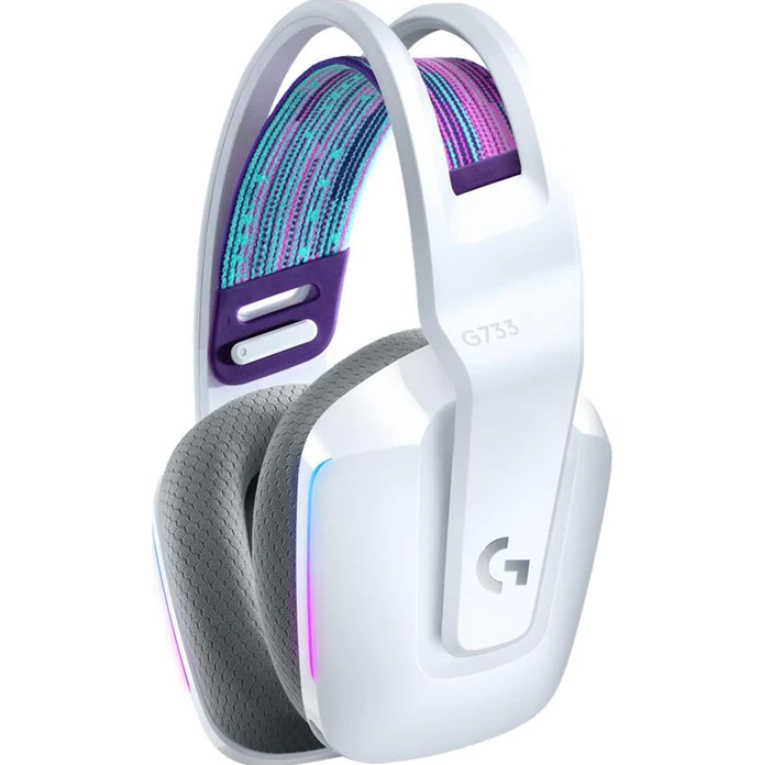 Logitech G733 Lightspeed Wireless RGB Gaming Headset - White
