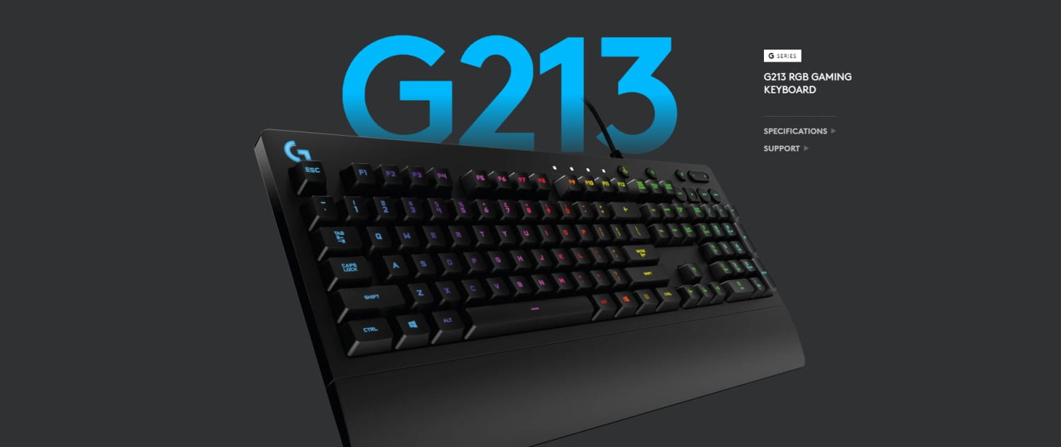 Logitech G213 Prodigy Gaming Keyboard
