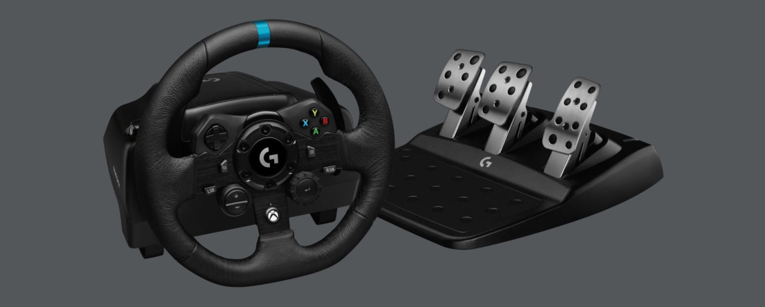 Logitech G923 X Racing Wheel and Pedals for Xbox One and PC
