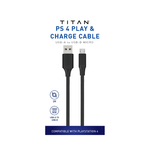 Titan PS4 USB A-B 2M Charge Cable