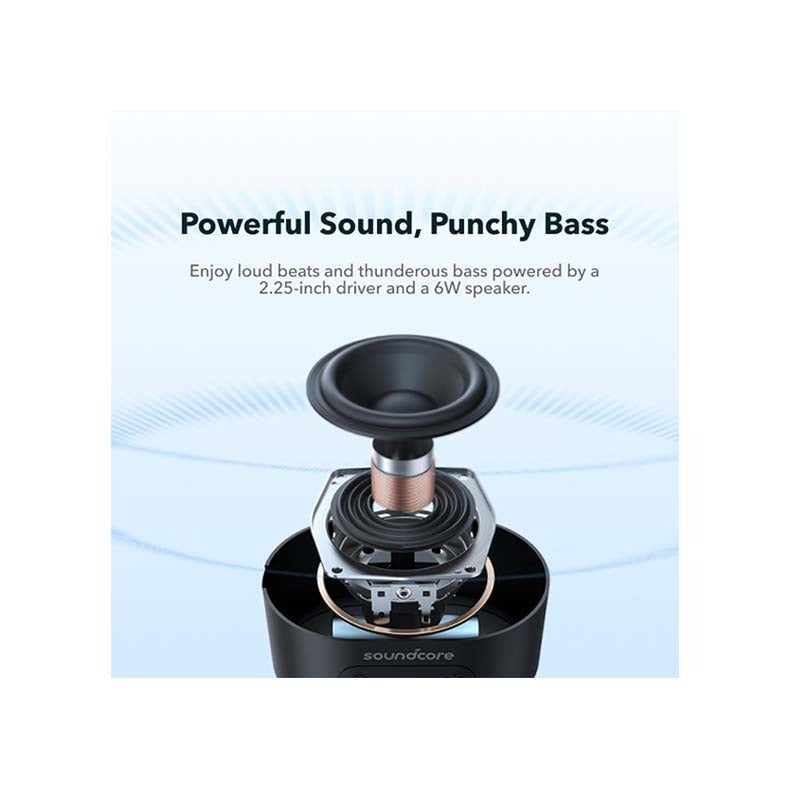 Soundcore Pyro Mini Portable Bluetooth Speaker - Black