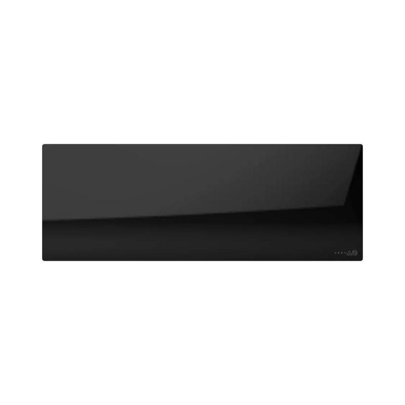 Aeno Premium Eco Smart Heater 700W Tempered Glass Infrared+Convection Heating Type Led Display Plug Type - Black
