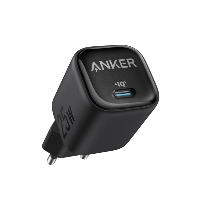 Anker 1 Port 25W PD Wall Charger - Black - Black