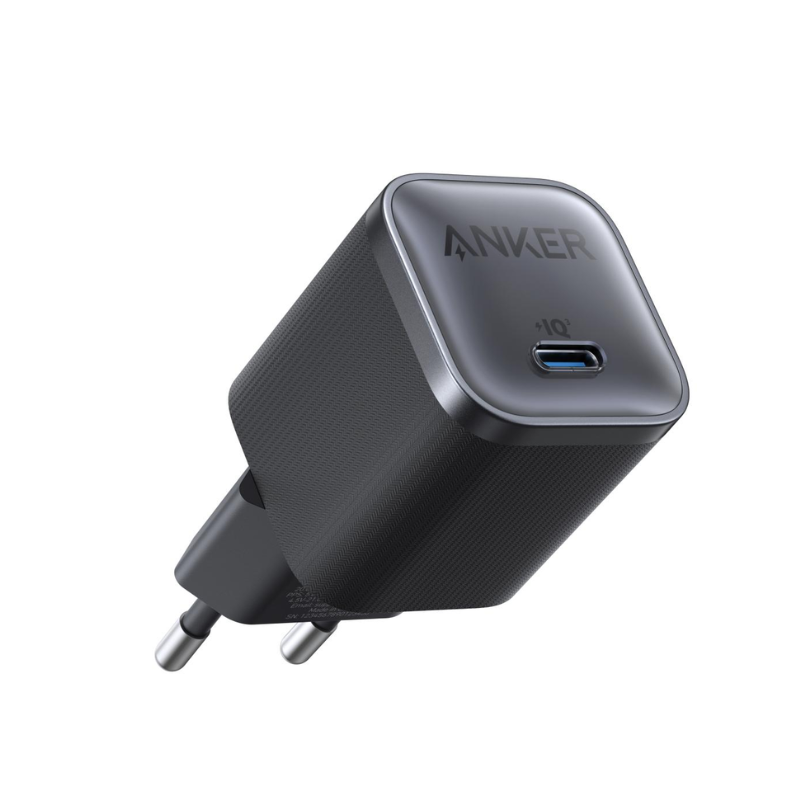 Anker 1 Port Nano Type C PD Wall Charger 45W - Black - Black