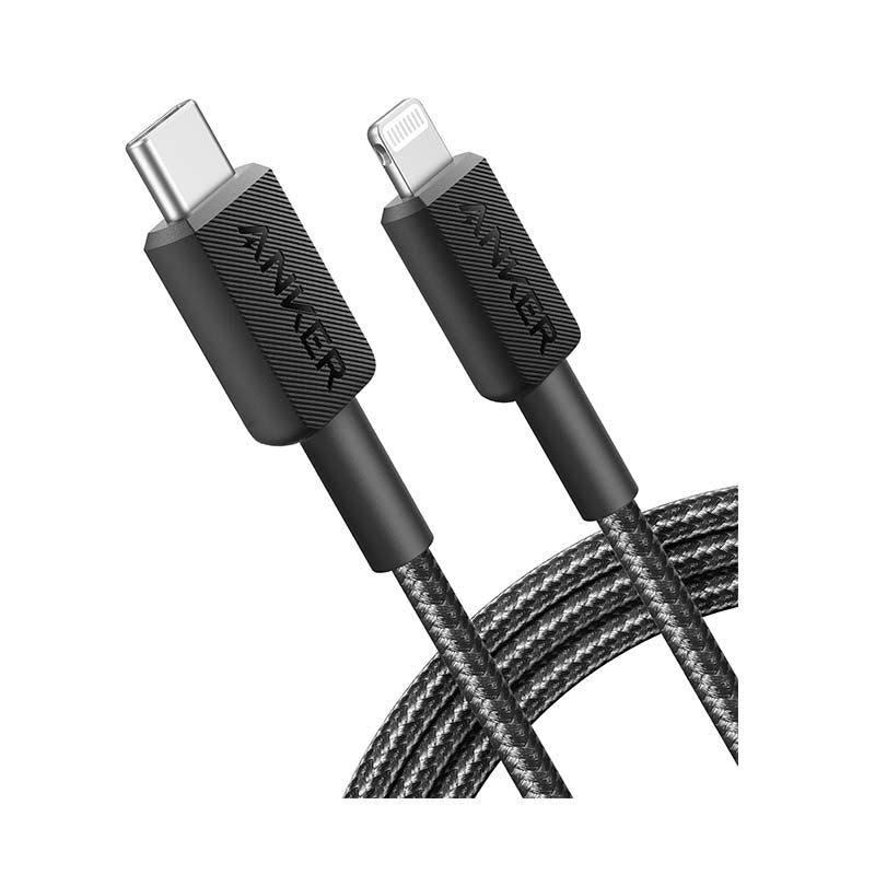 Anker Type C to MFI Lightning 1.8m Cable - Black - Black