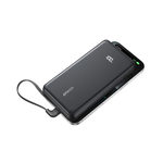 Anker Zolo Power Bank 20000mAh 22.5W With Built-In USB-C Cable - Black - Black
