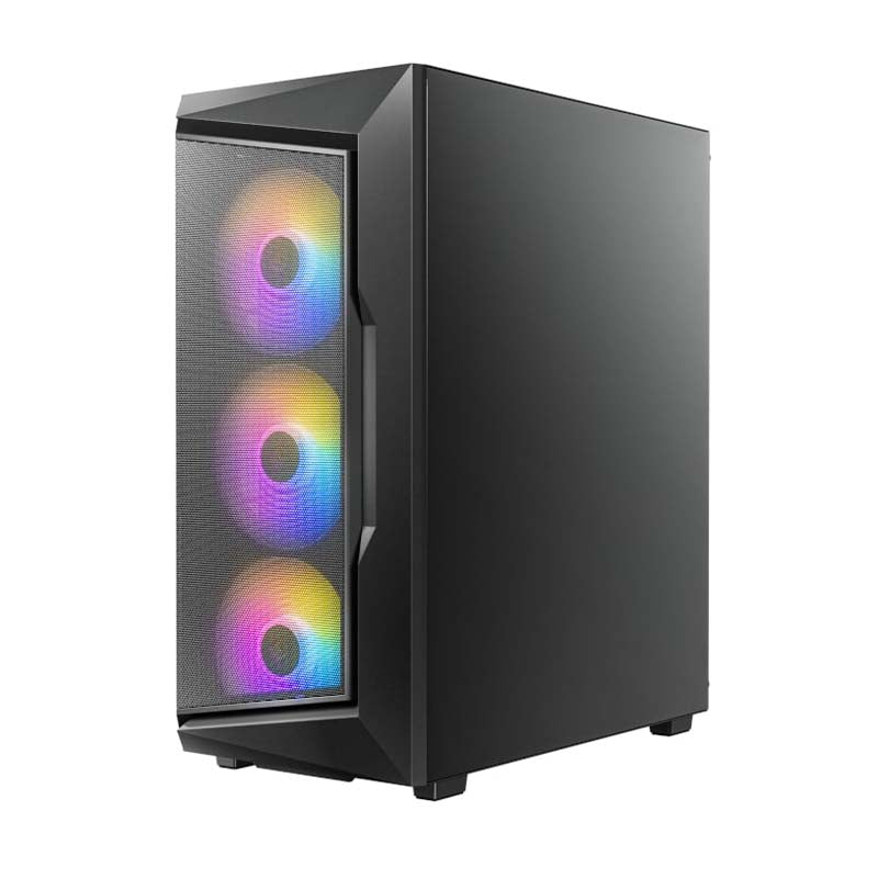Antec AX61 ELITE ATX ARGB Mid-Tower Gaming Chassis - Black - Black